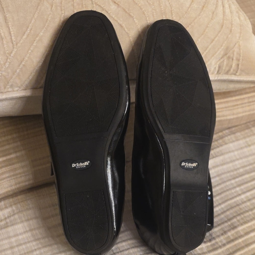 Dr. Scholl's Wexley Jane Classic Black Flats with Strap Size 9.5 Wide - Picture 14 of 16